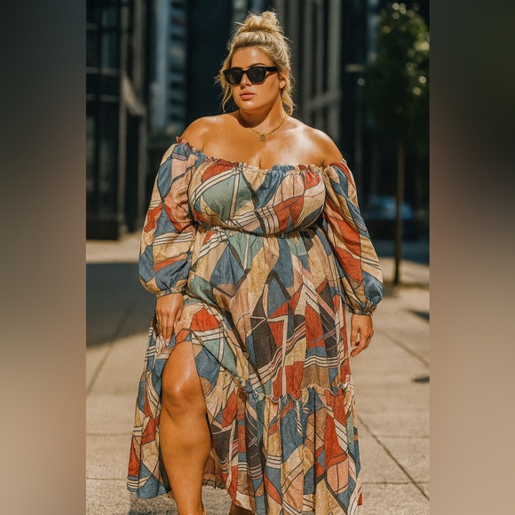 Dresses & Skirts - Off the shoulder Maxi dress